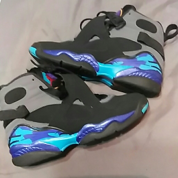 blue glitter jordans